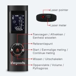 LifeGoods Laser Afstandsmeter - 40M - USB Oplaadbaar Incl. Kabel - Zwart 14 LifeGoods Laser Afstandsmeter - 40M - USB Oplaadbaar Incl. Kabel - Zwart -WerkPro Verkoopwinkel 1200x1200 1638