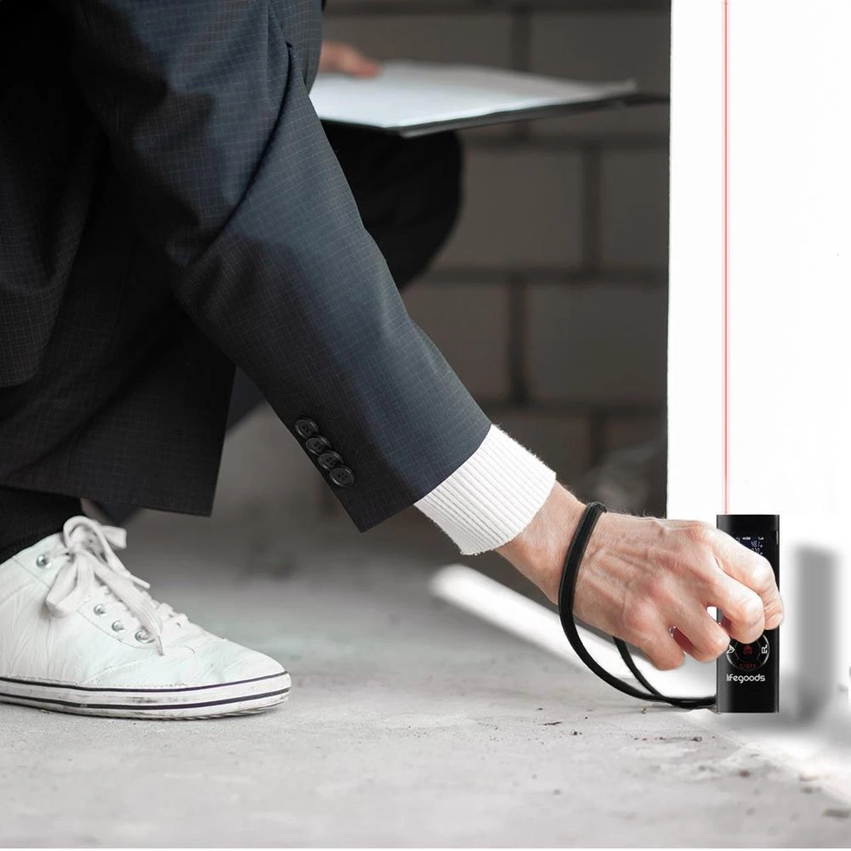 LifeGoods Laser Afstandsmeter - 40M - USB Oplaadbaar Incl. Kabel - Zwart 9 LifeGoods Laser Afstandsmeter - 40M - USB Oplaadbaar Incl. Kabel - Zwart - Afbeelding 7