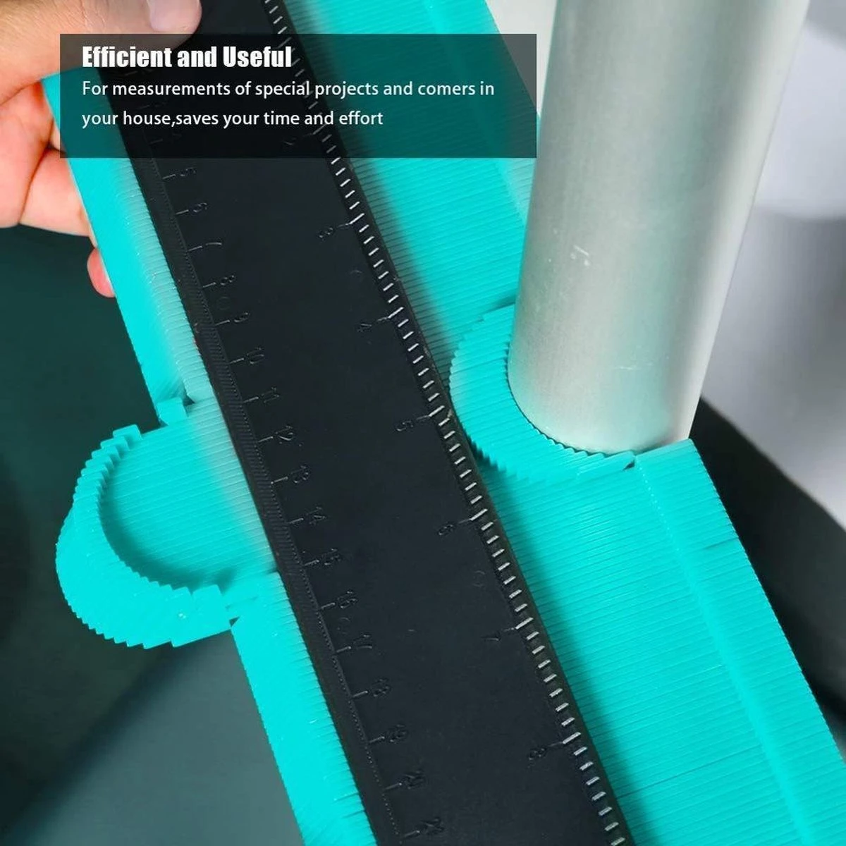 Merkloos A+ Aftekenhulp 25 CM Met SLOT Contourmal - Profielmal - Meetgereedschap - Profielmeter - Schuifmaat 4 Merkloos A+ Aftekenhulp 25 CM Met SLOT Contourmal - Profielmal - Meetgereedschap - Profielmeter - Schuifmaat - Afbeelding 2