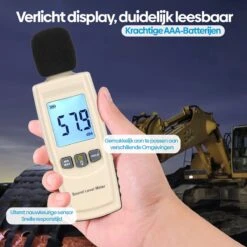Benetech Decibelmeter - Incl. Batterijen - Geluidsmeter - Db Meter - 30 Tot 130 Db - Digitaal -WerkPro Verkoopwinkel 1200x1200 1780