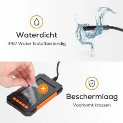Relave Inspectiecamera Met Scherm 5M - Endoscoop - 1080P HD - 4.3 Inch LCD Scherm - IP67 Waterdicht - LED Verlichting - Inspectie Camera -WerkPro Verkoopwinkel 1200x1200 1795