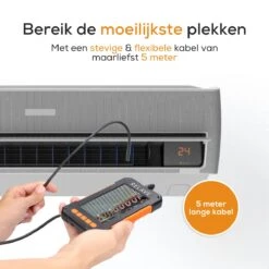 Relave Inspectiecamera Met Scherm 5M - Endoscoop - 1080P HD - 4.3 Inch LCD Scherm - IP67 Waterdicht - LED Verlichting - Inspectie Camera -WerkPro Verkoopwinkel 1200x1200 1796