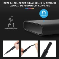 Professionele Precisie Schroevendraaierset 24-Delig Magnetisch - Gereedschap Voor Laptop / Camera / Smartphone / IPhone / Tablet / Macbook / Brillen / Horloges / Uurwerk -WerkPro Verkoopwinkel 1200x1200 1801
