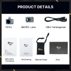 Infiray P2 PRO Warmtebeeldcamera Met Optische Lens - Warmtecamera Voor Android - Warmtemeter - Infrarood Camera 256x192 Pixels - 25 Hz -20° Tot 550° -WerkPro Verkoopwinkel 1200x1200 1843
