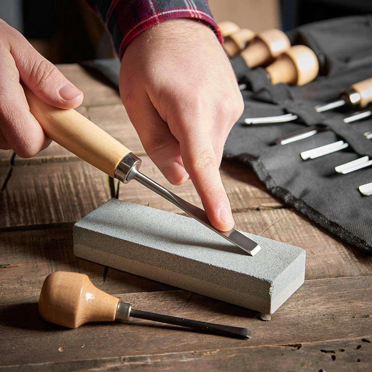 Houtbewerking Gereedschap Beitel Gutsen Houtsnijset Houtsnijden Hobby - Handig Op Te Bergen - Beter Geslepen 7 Houtbewerking Gereedschap Beitel Gutsen Houtsnijset Houtsnijden Hobby - Handig Op Te Bergen - Beter Geslepen - Afbeelding 5