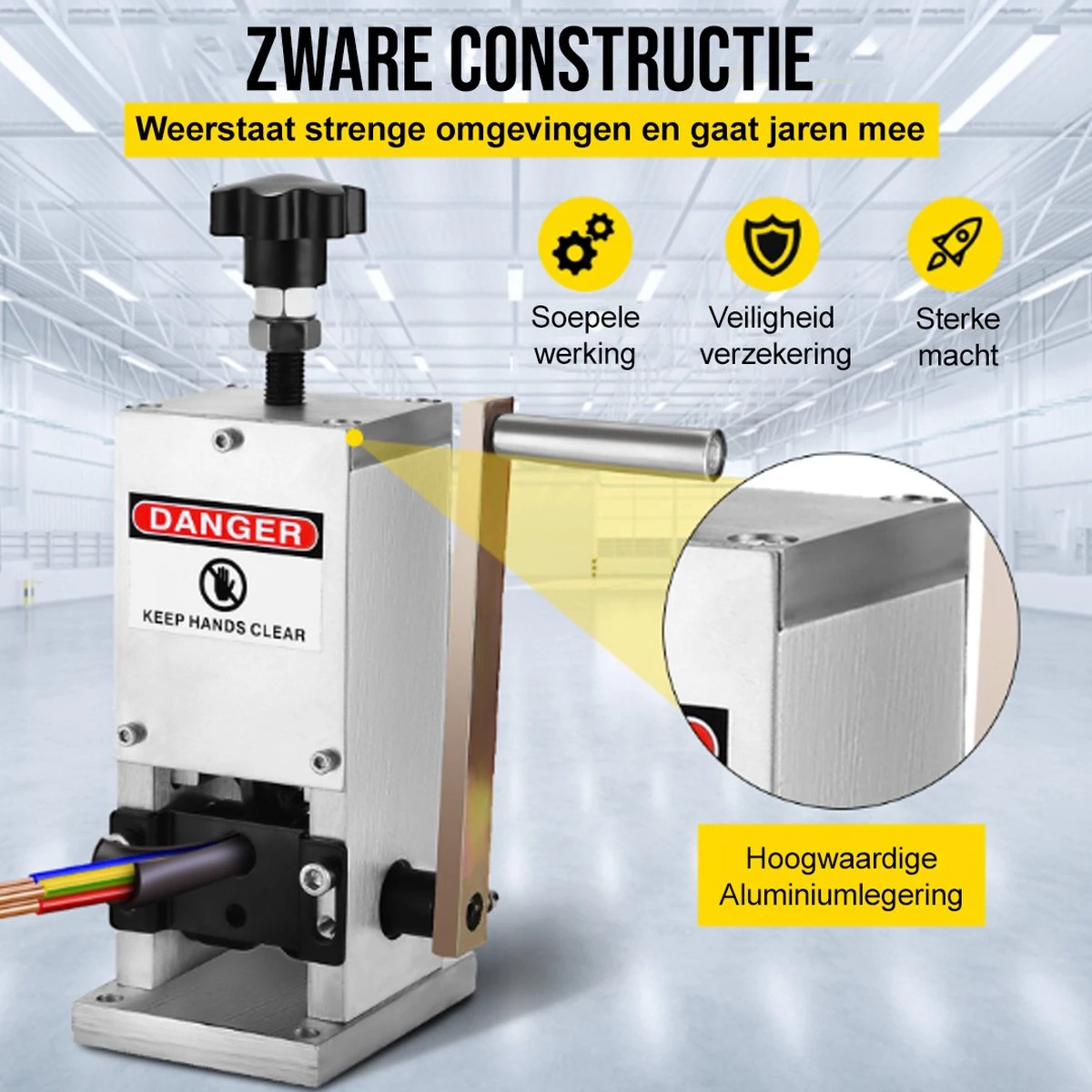 Vevor Kabelstripper Machine - Draadstripper - Kabelstripper - Automatische Striptang 4 Vevor Kabelstripper Machine - Draadstripper - Kabelstripper - Automatische Striptang - Afbeelding 2