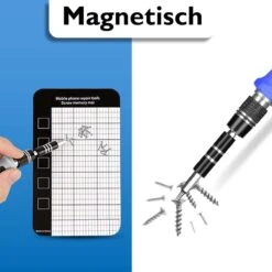 Dieux® - 125 Delige Precisie Schroevendraaierset - Blauw - Magnetisch - Schroevendraaier - Gereedschapset - Bitset - Gereedschap - Reparatie - Werkbank - Gereedschapskoffer - Opbergbox - Pasen -WerkPro Verkoopwinkel 1200x1200 1868