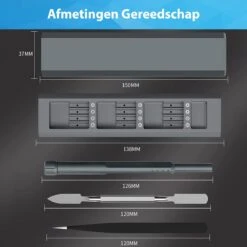 YONO Professionele Precisie Schroevendraaierset 44-Delig Magnetisch - Gereedschap Voor Laptop / Camera / Smartphone / IPhone / Tablet / Macbook / Brillen / Horloges / Uurwerk -WerkPro Verkoopwinkel 1200x1200 1881