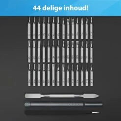 YONO Professionele Precisie Schroevendraaierset 44-Delig Magnetisch - Gereedschap Voor Laptop / Camera / Smartphone / IPhone / Tablet / Macbook / Brillen / Horloges / Uurwerk -WerkPro Verkoopwinkel 1200x1200 1884