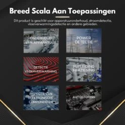 BELIEVE Warmtebeeldcamera Met Micro SD En Zaklamp - Digitale Warmtecamera Voor Windows En Android En IOS - Warmtemeter - 320x240 Pixel LCD-scherm -20° Tot +450° -WerkPro Verkoopwinkel 1200x1200 1958