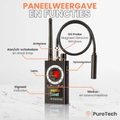 PuroTech Signaaldetector - Detectieapparaat - RF Bug Finder - Anti Afluisterapparatuur - Anti Spy Detector - Spy Cam - GPS Tracker - Verborgen Camera - Device Finder 10 PuroTech Signaaldetector - Detectieapparaat - RF Bug Finder - Anti Afluisterapparatuur - Anti Spy Detector - Spy Cam - GPS Tracker - Verborgen Camera - Device Finder -WerkPro Verkoopwinkel 1200x1200 1984