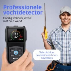 Mestek Pinless Vochtmeter WM700A - Hygrometer - Muren - Hout - Binnen - Inclusief Opbergzakje -WerkPro Verkoopwinkel 1200x1200 2004