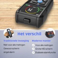 Mestek Pinless Vochtmeter WM700A - Hygrometer - Muren - Hout - Binnen - Inclusief Opbergzakje -WerkPro Verkoopwinkel 1200x1200 2007