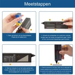 Colorful Sun® Professionele Diamant Tester - Diamond Tester - Diamond Selector Pen - Gratis 9v Batterij - Draagbare - Voor Diamant, Saffier, Robijn, Kristal, Agaat, Jade, Edelstenen - Hoge Nauwkeurigheid - Met LED - Met Opbergdoosje - Zwart -WerkPro Verkoopwinkel 1200x1200 2013