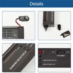 Colorful Sun® Professionele Diamant Tester - Diamond Tester - Diamond Selector Pen - Gratis 9v Batterij - Draagbare - Voor Diamant, Saffier, Robijn, Kristal, Agaat, Jade, Edelstenen - Hoge Nauwkeurigheid - Met LED - Met Opbergdoosje - Zwart -WerkPro Verkoopwinkel 1200x1200 2016