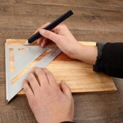 Detepo Winkelhaak - Timmerman Meet Driehoek - Blokhaak Gemaakt Van Metaal - Speed Square - 5 In 1 Gradendriehoek -WerkPro Verkoopwinkel 1200x1200 2055