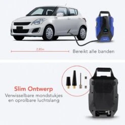 LifeGoods Elektrische Compressor En Bandenpomp - 12V - 10,3 Bar - 35L/m - Blauw -WerkPro Verkoopwinkel 1200x1200 207