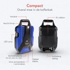 LifeGoods Elektrische Compressor En Bandenpomp - 12V - 10,3 Bar - 35L/m - Blauw -WerkPro Verkoopwinkel 1200x1200 209