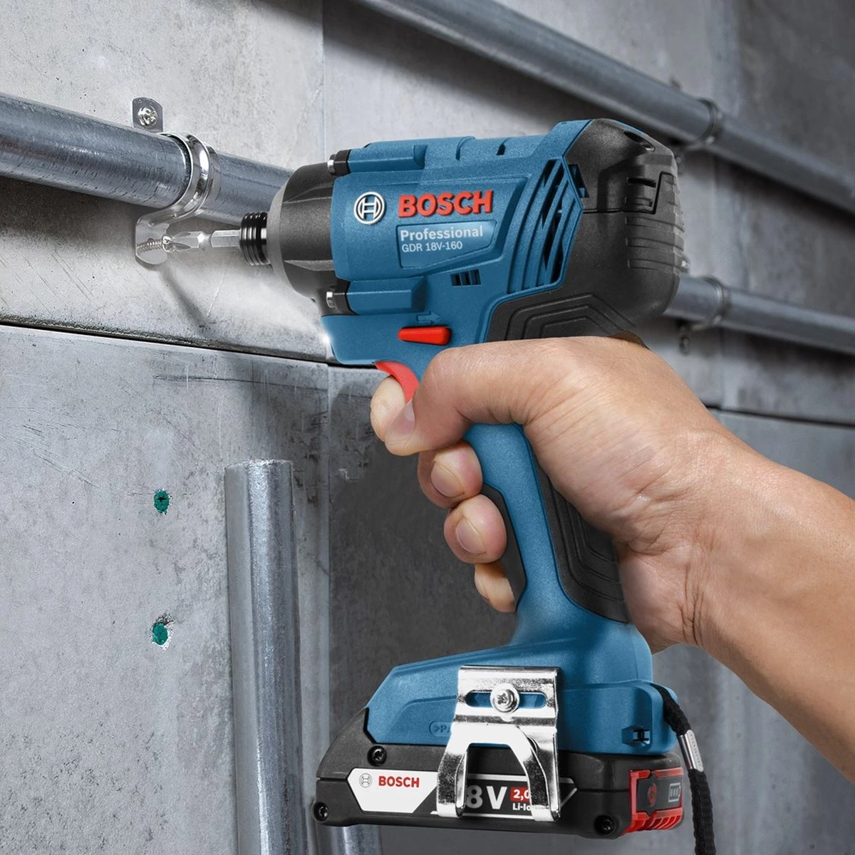 Bosch Professional GDR 18V-160 Accu Slagmoersleutel - Zonder 18 V Accu En Lader 7 Bosch Professional GDR 18V-160 Accu Slagmoersleutel - Zonder 18 V Accu En Lader - Afbeelding 5