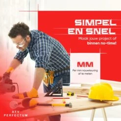 ATV PERFECTUM Winkelhaak – Metrisch - Aluminium - Hoekmeter – Speed Square -Blokhaak – Zwaaihaak -WerkPro Verkoopwinkel 1200x1200 2110