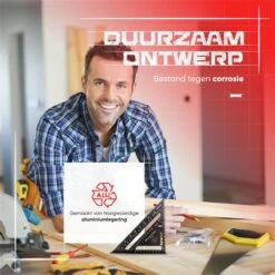 ATV PERFECTUM Winkelhaak – Metrisch - Aluminium - Hoekmeter – Speed Square -Blokhaak – Zwaaihaak -WerkPro Verkoopwinkel 1200x1200 2111