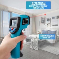 Strex Digitale Infrarood Thermometer - Bereik -50 T/m +550 °C - IR Thermometer - Warmtemeter 11 Strex Digitale Infrarood Thermometer - Bereik -50 T/m +550 °C - IR Thermometer - Warmtemeter -WerkPro Verkoopwinkel 1200x1200 2123