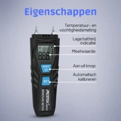 Mestek Vochtmeter WM700 - Hygrometer - Muren - Binnen - Vochtmeters - Inclusief Opbergtas -WerkPro Verkoopwinkel 1200x1200 2142