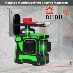 Hilda Zelfnivellerende Kruislijnlaser Met 12 Lijnen - Inclusief Muurbeugel En 360 Graden Statief - Groene Lasers - Waterproof - Laserwaterpas - Met Opbergkoffer -WerkPro Verkoopwinkel 1200x1200 2162