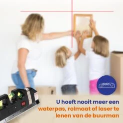 Handymen Kruislijnlaser - Lijnlaser Waterpas - Laserwaterpas Met Afstandsmeter - Rolmaat 2,5m - Alles In Één -WerkPro Verkoopwinkel 1200x1200 2183