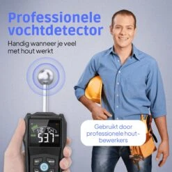 Mestek Pinless Vochtmeter WM700B - Hygrometer - Muren - Binnen - Vochtmeters - Inclusief Opbergzakje -WerkPro Verkoopwinkel 1200x1200 2194