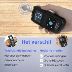 Mestek Pinless Vochtmeter WM700B - Hygrometer - Muren - Binnen - Vochtmeters - Inclusief Opbergzakje -WerkPro Verkoopwinkel 1200x1200 2197