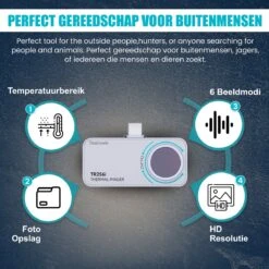 TibaGoods - Warmtebeeldcamera - Warmtecamera Voor Android En Windows (USBC) - 256 X 192 Pixels - -15 Tot 600 °C - Thermische Camera -WerkPro Verkoopwinkel 1200x1200 2216