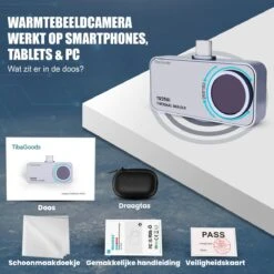 TibaGoods - Warmtebeeldcamera - Warmtecamera Voor Android En Windows (USBC) - 256 X 192 Pixels - -15 Tot 600 °C - Thermische Camera -WerkPro Verkoopwinkel 1200x1200 2219