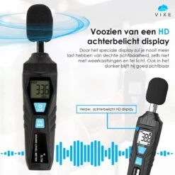 Decibel Meter - Db Meter - Geluidsmeter - Meet Tussen 30 DB En 130 DB - Nauwkeurig Tot 1,5 DB - Inclusief Batterijen -WerkPro Verkoopwinkel 1200x1200 2239