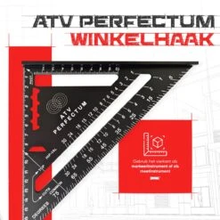 Winkelhaak Set - Incl. Markeerpotlood + 6 Navullingen - Blokhaak - Zwaaihaak - Schrijfhaak - Speed Square - Metalen Winkelhaak - 5 In 1 Winkelhaak -WerkPro Verkoopwinkel 1200x1200 2248