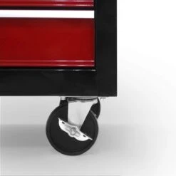 Timbertech - Afsluitbare Werkplaatswagen Op Wielen Met Parkeerrem - Exclusief Gereedschappen - 7 Laden Met Inleg - Gereedschapswagen - Montagewagen - Trolley Voor Diverse Gereedschappen - Staal - Rood/Zwart -WerkPro Verkoopwinkel 1200x1200 2260
