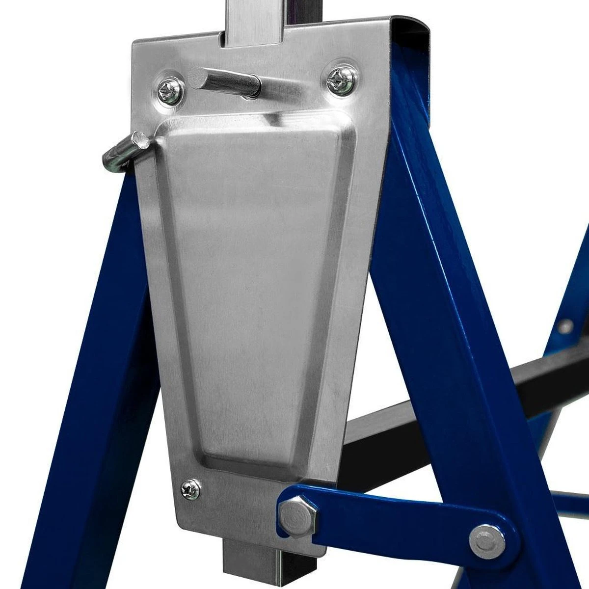 Merkloos Metalen Schragen - In Hoogte Verstelbaar - Tot 200kg - 2 Stuks 4 Merkloos Metalen Schragen - In Hoogte Verstelbaar - Tot 200kg - 2 Stuks - Afbeelding 2