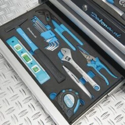 Datona® Gereedschapskist - 4 Lades Gevuld - Zwart -WerkPro Verkoopwinkel 1200x1200 2354