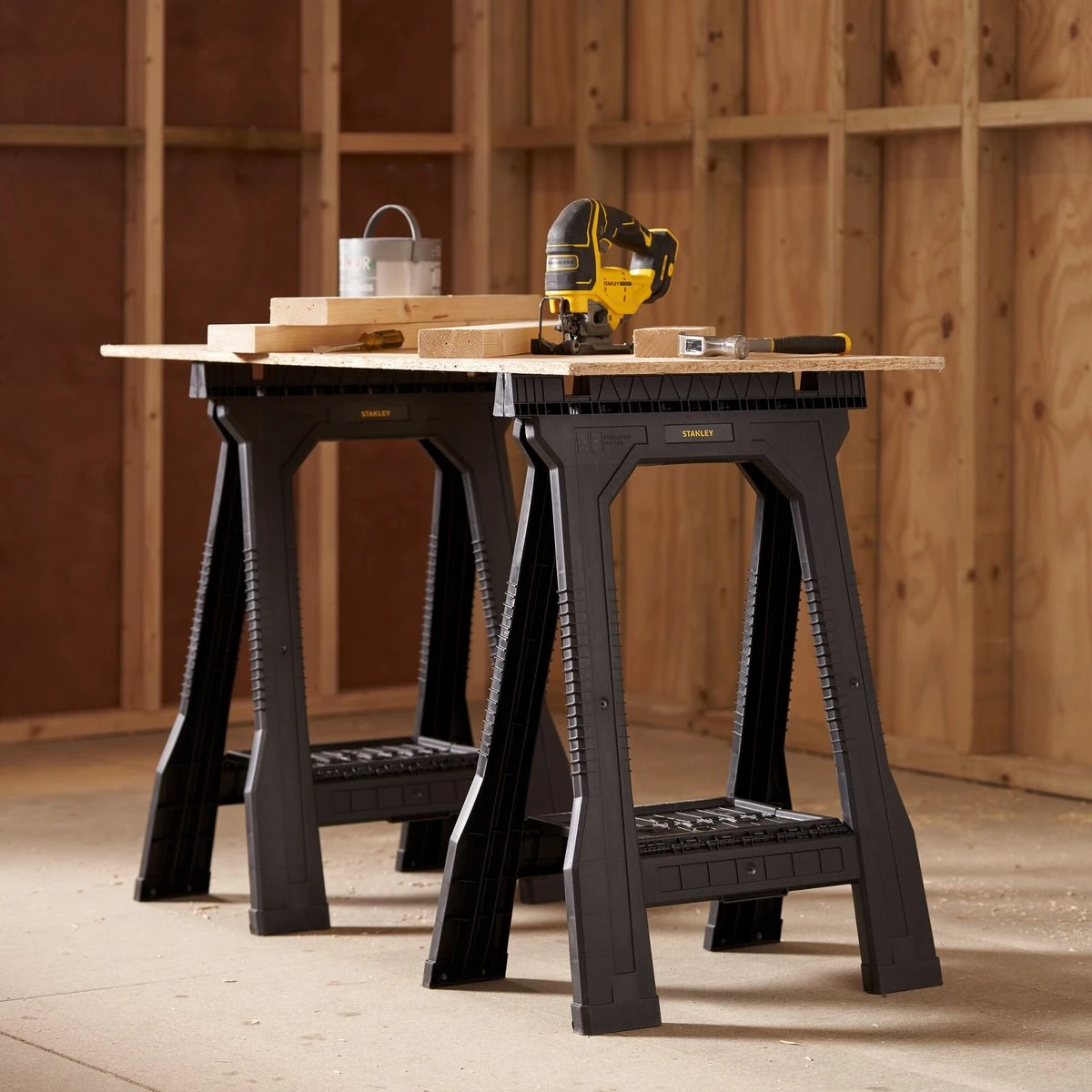 STANLEY STST1-70355 Opvouwbare Zaagbok - 2 Stuks 10 STANLEY STST1-70355 Opvouwbare Zaagbok - 2 Stuks - Afbeelding 8