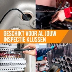 Strex Inspectiecamera Met Scherm 5M - 1080P HD - 4.3 Inch LCD Scherm - IP67 Waterdicht - LED Verlichting - Endoscoop - Inspectie Camera -WerkPro Verkoopwinkel 1200x1200 2392