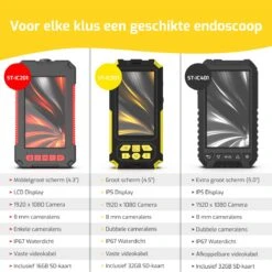 STURMM® ST-IC301 - Industriële Endoscoop Met Dubbele Camera - Professionele Inspectiecamera - 4.5 INCH Display - Inclusief Gratis 32GB Micro SD - 10 Meter Kabel -WerkPro Verkoopwinkel 1200x1200 2417