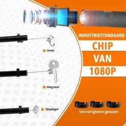 Sightstrong Inspectiecamera Met Scherm 5M - 1080P HD - 4.3 Inch LCD Scherm - Incl. 32GB SD-Kaart- IP67 Waterdicht - LED Verlichting - Endoscoop - Inspectie Camera -WerkPro Verkoopwinkel 1200x1200 2425