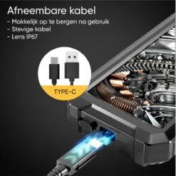 Endoscoop Camera HD Inspectiecamera 5M – 5.0” Scherm – Luxe Opbergtas - IP67 Waterdicht – Incl. Micro SD Kaart 32GB -WerkPro Verkoopwinkel 1200x1200 2440