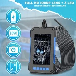 Looki Endoscoop Met Scherm 5M + GRATIS 32GB SD-kaart - Inspectie Camera – 1080P LED Verlichting – 4.3 Inch Scherm – 8 Mm Dik - IP67 Waterdicht 17 Looki Endoscoop Met Scherm 5M + GRATIS 32GB SD-kaart - Inspectie Camera – 1080P LED Verlichting – 4.3 Inch Scherm – 8 Mm Dik - IP67 Waterdicht -WerkPro Verkoopwinkel 1200x1200 2444