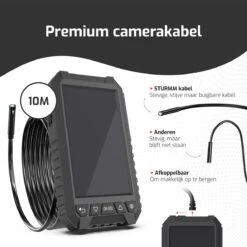 STURMM® ST-IC401 - Industriële Endoscoop Met Dubbele Camera - Professionele Inspectiecamera - 5.0 INCH Display - Inclusief Gratis 32GB Micro SD - 10 Meter Kabel -WerkPro Verkoopwinkel 1200x1200 2454