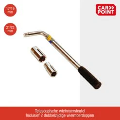 Carpoint Telescopische Wielmoersleutel Voor 17/19/21/23mm | Wielmoersleutel Uitschuifbaar 360-535mm -WerkPro Verkoopwinkel 1200x1200 2489