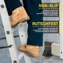 Jago - Steiger - Multifuncitionele Ladder - Ladderrek - Werkblad - Werkplatform - 4 In 1 17 Jago - Steiger - Multifuncitionele Ladder - Ladderrek - Werkblad - Werkplatform - 4 In 1 -WerkPro Verkoopwinkel 1200x1200 2536