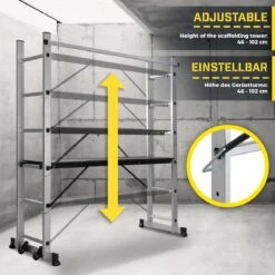 Jago - Steiger - Multifuncitionele Ladder - Ladderrek - Werkblad - Werkplatform - 4 In 1 21 Jago - Steiger - Multifuncitionele Ladder - Ladderrek - Werkblad - Werkplatform - 4 In 1 -WerkPro Verkoopwinkel 1200x1200 2539