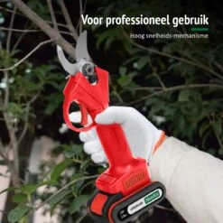 Mardin Elektrische Snoeischaar - Accu Snoeischaar – Elektrische Heggenschaar – Snoeischaar - Inclusief Koffer - Extra Accu - Rood -WerkPro Verkoopwinkel 1200x1200 254