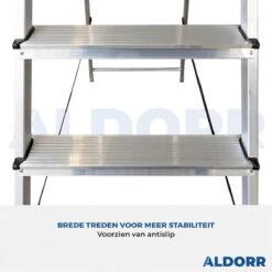 ALDORR Home - Huishoudtrap 8 Treden - Huishoudladder Inklapbaar - Keukentrap Opvouwbaar -WerkPro Verkoopwinkel 1200x1200 2592